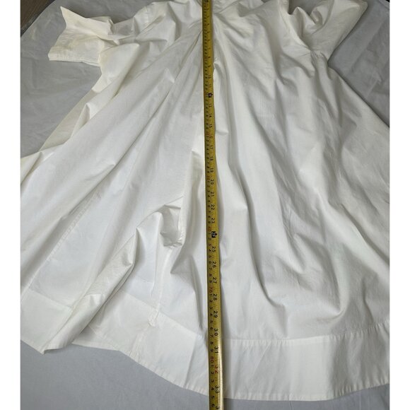 Cos Shirt A-line Pleated White Ivory Dress Size 4 S - Picture 7 of 7